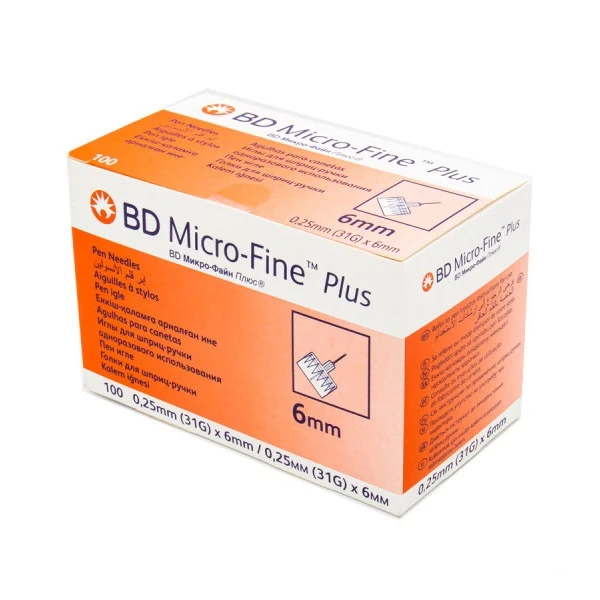 سرسوزن قلم انسولین بی دی سایز 6mm گیج 31
